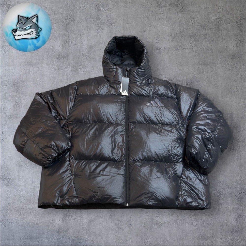 NWT Adidas Z.N.E. Climawarm Down Puffer Jacket Black Men's Size 2XL JL6905